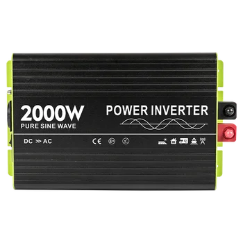 De înaltă Calitate 12V 24V DC LA AC 110V 220V Pure Sine Wave Inverter Putere Invertor 500W 1000W 2000W 3000W