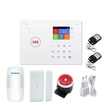 De înaltă Calitate Tuya Wifi GSM Inteligent Foc de Alarmă de Securitate Acasă Set Sistem de Alarma Wireless pentru Casa Apartament Depozit