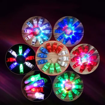 Degetul Laser Lanternă Stralucitoare Colorate Inel de LED-uri Colorate Concert Petrecere Bar, KTV Atmosfera Recuzită Consumabile Partid Ziua de nastere