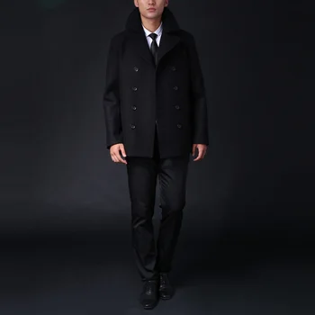 Dimensiunea Personaliza masculin lână trenci vest de înaltă calitate grey pentru barbati jachete și băieți moda mazăre stema cadou