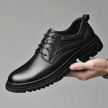 Domn Rochie Pantofi Bărbați dantela-up piele naturala Pantofi Oxford Pantofi de Înaltă calitate, Pantofi Costum Bărbați Clasic Barbati Pantofi de Afaceri