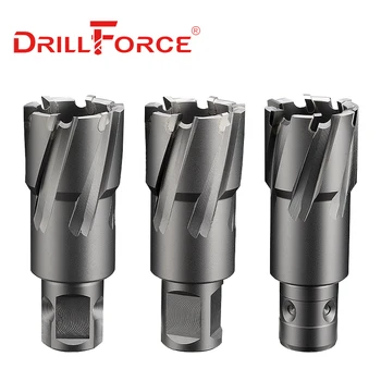 Drillforce 12-65mmx35mm TCT Inelar Cutter freză de Carbură de Wolfram Aliaj Dur de Bază Burghiu Pentru Gaurit Magnetice