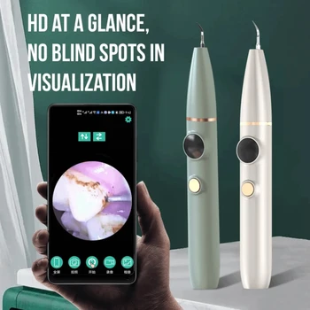 DRIYAU Vizual cu Ultrasunete Dentare, Detartraj cu aparat de Fotografiat 3 Moduri Magnetic de Curățare Calcul Eliminarea Îngrijire Orală Instrument de Albire a Dintilor