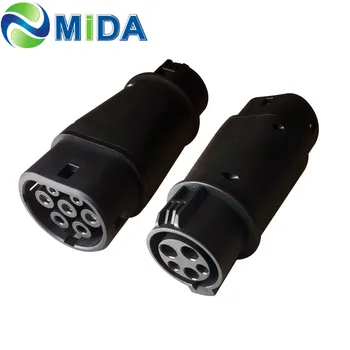 DUOSIDA Tip 1 Tip 2 EV Adaptor pentru Conector de Încărcare a Vehiculelor Electrice