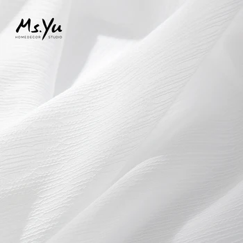 Ecran fereastra nou camera de zi dormitor florale textura fir alb minimalist modern, versatil ins stil personalizat