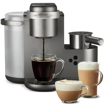 Ediție specială Singur Servi K-Cup Capsula de Cafea, Latte și Cappuccino, Nichel filtru de cafea Espresso cu Lapte de aburi spumantul de Cafea