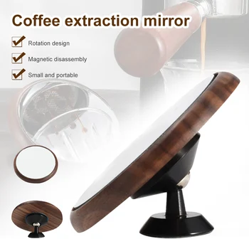 Espresso Oglindă pentru Fund Aparat de Cafea cafea cu Lapte Cappuccino, Mocha Multidirecționale de Extracție Oglindă