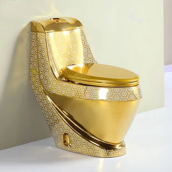 European Stil Nou De Toaletă De Aur Personalitate Creatoare De Lux La Prețuri Accesibile Toaletă Hotel De Culoare Aur Toaletă 4815