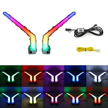 Fata LED-uri Rândul său, Semnătura Lumina ATV-UTV Cu RGB Fluxul de Lumini Urmarind APP pentru UTV can-Am Maverick X3 XDS XRS Max Turbo R 2017-2022