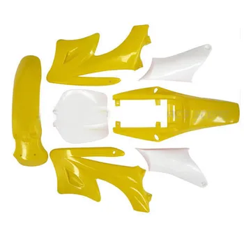 galben PLASTIC Aripile CARENAJ SET KIT pentru Mici Apollo MINI MOTO Copii DIRT BIKE 2 Timpi 47cc & 49cc motor de 50cc 70cc