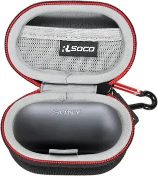 Geantă de transport pentru Sony WF-XB700 cu Adevărat fără Fir Bluetooth Căști Căști de Anulare a Zgomotului Căști Sac de Depozitare pentru Căști Sony