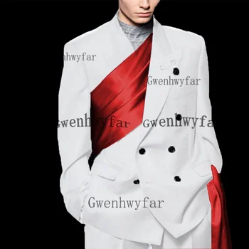 Gwenhwyfar Nunta Costume de Om 2022 Nou High-end Handmade Personalizate Oameni de Afaceri Costum Casual Rochie Formale Blazer Seturi(Sacou+Pantaloni)