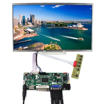 HD MI VGA DVI Audio LCD Controler de Bord+12.1