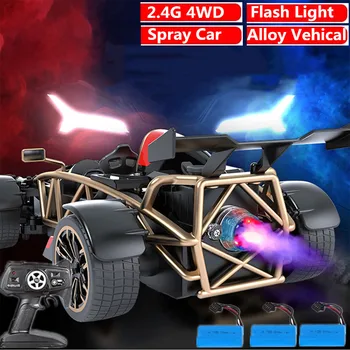 High Speed RC Spray de Masina de Curse 2.4 G 4WD Control de la Distanță Spray Stunt Car Flash de Lumină Sunet Vehicul Jucării pentru Copii și Adulți Cadou