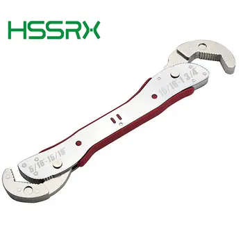 HSSRX Reglabil Universal Cheie de Țeavă Open End Wrench Cheie Set din Oțel de Înaltă carbon Snap N Grip Instrument Instalator Instrument de Mână 9-45mm