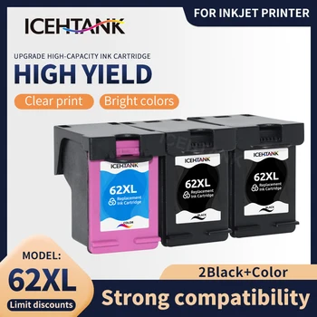 Icehtank Compatibil 62 Cartușe de Cerneală XL Pentru HP 62 de Munca cu HP Officejet 250 De Invidie 5544 5540 5545 5546 5640 5642 5665 5742 7640