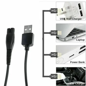 Incarcator Auto USB Cablu Alimentare aparat de Ras Încărcător Cablu de Înlocuire Cablu Pentru PHILIPS HQ912 HQ914 HQ915 HQ850 de Ras