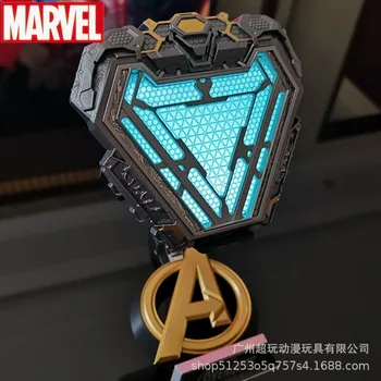 Iron Man, Super-Eroul Figura Avengers Mk50 Reactorul 1:1 Tony Stark Inima MK1 MK2 Piept Lampa Metal Model de Jucarii Figurine Statuie
