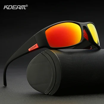 KDEAM High-end Ochelari Pentru Bărbați ochelari de Soare Sport Polarizat&UV400 TR90 Incasabil Cadru Anti-reflexie Lentila de Ochelari Noi