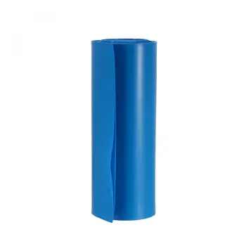 Keszoox Baterie Folie de PVC de Căldură contractibil 103mm Plat Lățime pentru 18650 surse de Alimentare de 1 Metru Lungime Albastru