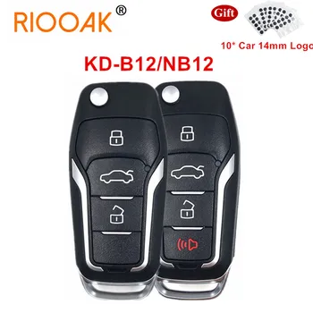 KEYDIY KD B12-3/4 NB12-3/4 Universal Telecomanda Cheie Auto Pentru KD900/KD-X2/KD-MAX MINI Cheie Programator Pentru Ford, cu acces gratuit la 10buc masina logo-ul