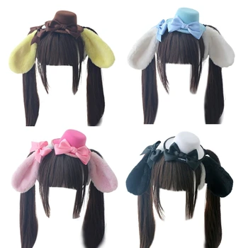 L93F Blană Anime Hairband Costum de Servitoare Hairband Adolescenti, Fete de Animație Caciulita
