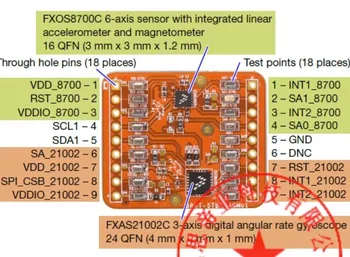 La fața locului BRKT-STBC-AGM01 Sensor Toolbox breako FXOS8700C module -