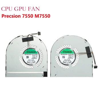 Laptop de înlocuire CPU GPU de RĂCIRE VENTILATOR Pentru DELL Precision 7550 M7550 2020
