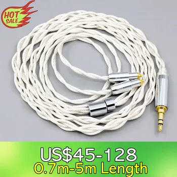 LN008136 Grafen OCC 7N Placat cu Argint de Tip 2 Casti Cablu Pentru Shure SRH1540 SRH1840 SRH1440 4 core