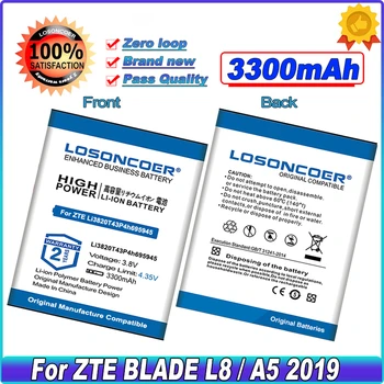 LOSONCOER 3300mAh Li3820t43P4h695945 Baterie Pentru ZTE BLADE L8 / A5 2019 Baterie Li3814T43P4h604550 Pentru ZTE Blade L130 3001S