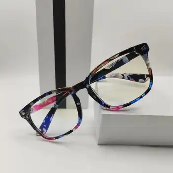 Lumina albastra Anti-ochelari ochelari pătrat ochelari de calculator simplu cu ochelari full frame ochelari pentru bărbați și femei, protecția împotriva radiațiilor