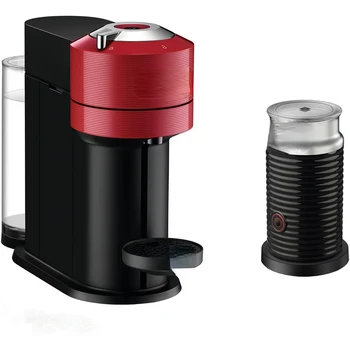 Lângă Cafea și Espresso Maker în Roșu plus Aeroccino3 Spumant de Lapte în Negru, Espresso Delonghi ec portafilter mm Mici de hârtie de ambalaj