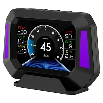 Masina HUD Head Up Display Digital, Indicator OBD Sistem GPS Sursa de Viteza Vehiculului Auto Instrument de Diagnosticare Auto