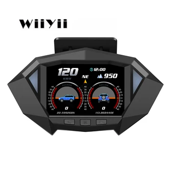 Masina noua OBD2 GPS LCD Metru instrumente de diagnosticare HUD Head Up Display GPS Vitezometru P1 Auto obd2 Ecartament