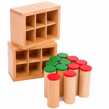 Materiale Montessori Sunet de Cilindru Set de Învățare Eudcation Montessori Jucarii Pentru copii de 3 Ani Ajutor în Predare Activități de Învățare D64Y