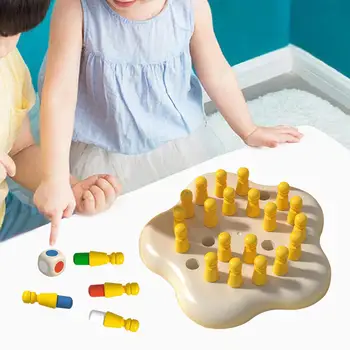 Memorie montessori Jucărie de Gândire Logică Traning meci Joc pentru Copii, Adulti, Familie