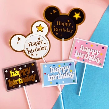 Mickey Minnie Mouse Petrecere Copil De Dus Tort Pavilion Tort Cupcake ToppersGirls Petrecerea De Ziua Decor Anniversaire Tort Consumabile