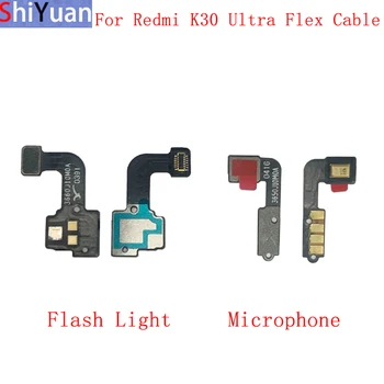 Microfon Cablu Flex Pentru Xiaomi Redmi K30 Ultra Camera Din Spate Lumina Flash Flex Cablu Piese De Schimb