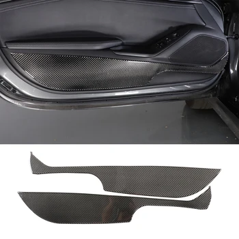 Moale Fibra de Carbon Ușa de la Mașină Anti-kick Panel Autocolant Decorativ Ornamental pentru Mazda MX-5 2016-2023 Accesorii Auto