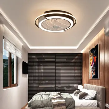 Modern, LED Lumina Plafon cu Fan Estompat Ventilator de Tavan Lumini Pentru Dormitor, Sufragerie, camera de zi Bucătărie Acasă LED Candelabre