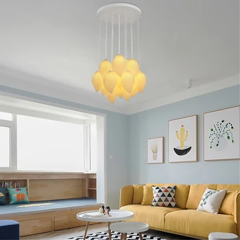 Modern Pandantiv cu LED-uri Lumini Nordice Apartament Loft Living Decorare dormitor Candelabre de Lux scara Candelabru