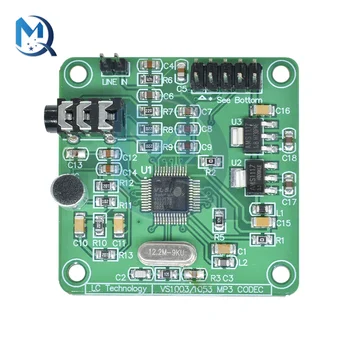 MP3 Modulul Audio Decoder Codare Bord VS1053 SPI Interface cu Voce OGG, WAV, Funcția de Înregistrare Pentru Microfon