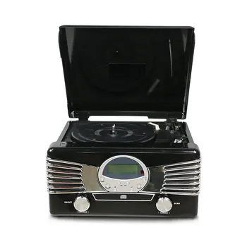 Muzica USB Combo AM / FM Analogic Tuning de vinil placă turnantă BT și-a Construit în Difuzoare Stereo vintage record player