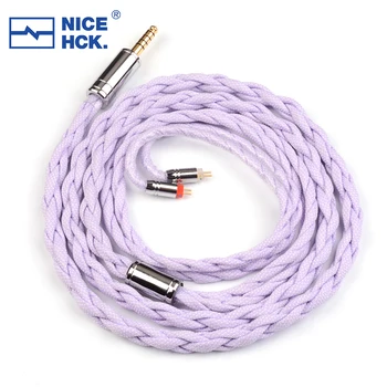 NiceHCK HiCotton Căști HiFi Upgrade Cablu 7N Argint Placat cu OCC 3.5/2.5/4.4 mm MMCX/0.78 mm 2Pin Pentru Yume 2 Vitejie Olina Iarna