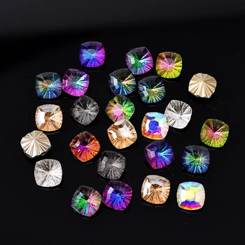 noi 8mm Sclipici Cristal strălucitor Seria Millennium square strass pietre de sticlă cristal mediu Tesatura de Îmbrăcăminte nail art Strasuri