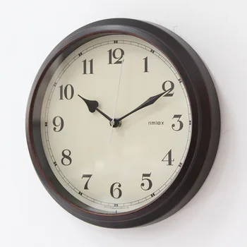 Noi Nordic Imitație de Lemn de Plastic Ceas de Moda Moderne de Simplu Ceas de Perete Camera de zi Dormitor Tăcut Cuarț ceas de ceas
