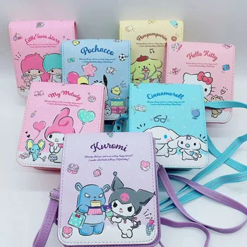 Noi Sanrio Kawaii Hello Kitty Kuromi Mymelody Scorțișoară Roll Geantă De Umăr Portabil Verticale Sac De Mici Cadouri De Crăciun