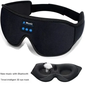 Noi Somn Căști Bluetooth 3D Somn Masca de Ochi seturi de Căști fără Fir de Dormit Căști Cu HD Built-in Difuzor Pentru Partea Traverse