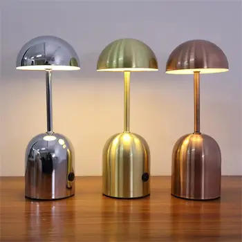Nordic noi cu LED-uri lampa de birou cu acumulator lampa de masa pentru mese de restaurant decorative lampa cu lumina de metal dormitor simplu lampă de noapte
