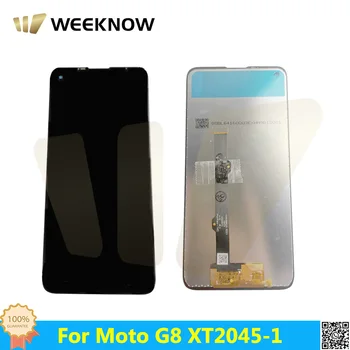 Nou 100% Testate Pentru Motorola Moto G8 XT2045-1 Ecran LCD Și Touch Ecran Înlocuire Ansamblu În Negru Instrument Gratuit